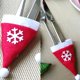 thumbnail image 2 of Copos de nieve Sombrero de Navidad Árbol de Navidad Adornos Cuchillo Tenedor Bolsa Titular Regalo Tmvgtek Oficina Multiescena Multifunción, 2 of 3