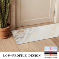 thumbnail image 3 of White Gold Marble Pattern Door Rugs,Washable Non Slip Door Mats Indoor,Decorative Door Mats,Entry Mat Indoor for Entrance,Bedroom,Kitchen,Bathroom,16"x47", 3 of 6
