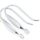 thumbnail image 1 of Pendientes de gancho para la oreja de plata esterlina S925 brillante, accesorios de perlas, pendientes de moda a juego, 1 of 6