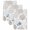 Grey Cream, variant on Coastal Starfish Kitchen Towels Set of 2, Ocean Multicolor Coral Shell Conch Absorbent Dish Towels for Kitchen, Microfiber Hand Towel, Quick Drying Tea Towel for Cleaning Decorative Dishcloths