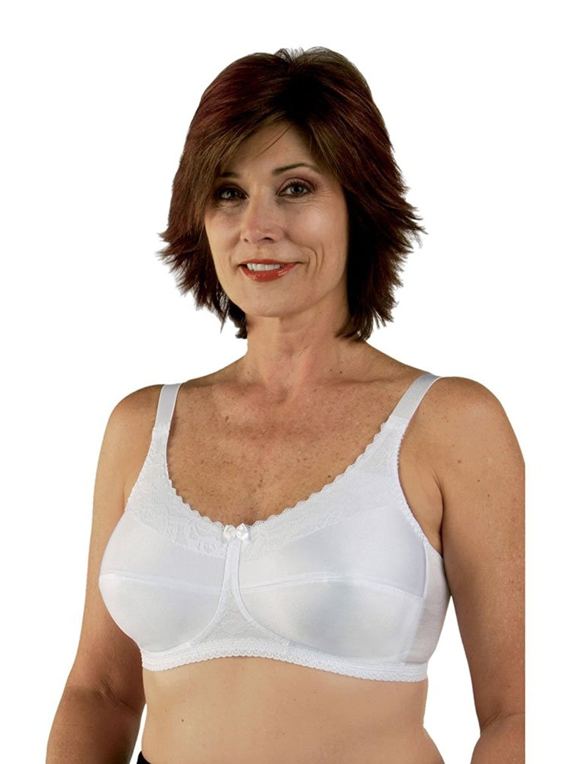Classique Classique Post Mastectomy Nylon Comfort Knit Bra with Lace