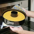 thumbnail image 7 of Zenker 10-Inch Non-Stick Carbon Steel Springform Pan with 2 Bases – Standard Flat & Bundt Insert, 7 of 7