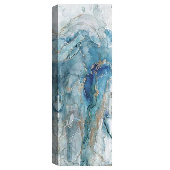 Abstract Lapis Light Panel I by Carol Robinson Wrapped Canvas Art Painting