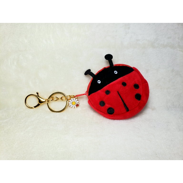 Ladybug Keychain Wristlet