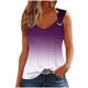 thumbnail image 1 of mfyjkho Camisetas Sin Mangas Para Mujer, Camisola Estampada Para Mujer Con Cuello Redondo Tops Bohemios Para Mujer M, 1 of 3