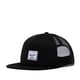 thumbnail image 1 of Gorra Herschel Whaler para Hombre con Malla Negra y Visera Plana con Ajuste Snapback, 1 of 3