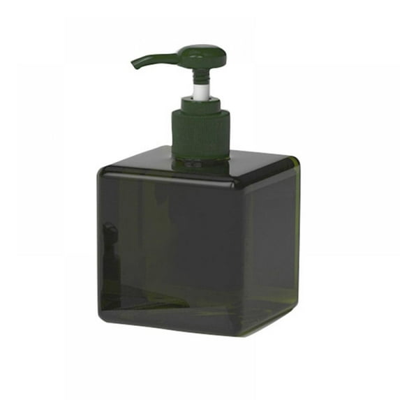 Dragonus Plastic Square Pump Bottles, Refillable Plastic Pump Bottles for Dispensing Lotions, Shampoos