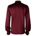 thumbnail image 4 of Mens Fashion Style Medieval Gentleman Shirt Gothic Ruffled Collar Long Sleeves Shirt Flock, 4 of 5