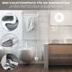 thumbnail image 3 of 1 cepillo de baño de silicona y soportes para inodoros profundos, escoba con mango largo de plástico antideslizante y cerdas flexibles, cepillo de baño con soporte de secado rápido, 3 of 5
