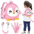 thumbnail image 1 of Mochila con arnés para niños pequeños Accmor Cute Penguin con antipérdida, 1 of 7