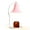 pink, variant on White Trumpet-shape Candle Warmer Lamp with Timer&Dimmer,Wax Melting Electric Warmer Light for Jar Candles