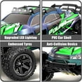 thumbnail image 5 of 1:10 Large Rc Cars,18-Inch Remote Control Car Trucks with Lights,45+KM/H RC Off-Road Electric Truck, Includes 2 Rechargeable 2600mAh Batteries, Rc Cars for Adults & Boys, 5 of 8