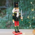 thumbnail image 3 of Adorno de Cascanueces de Navidad BLESIY Figura Cascanueces Verde, 3 of 7