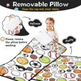thumbnail image 3 of Baseball Football Pattern Toddler Nap Mats for Kids Preschool,Sleeping Mat Bag or Kids,Toddler Sleeping Bag,Toddler Nap Mat or Daycare, 3 of 6