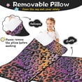 thumbnail image 3 of Purple and Orange Of Leopard Print Toddler Nap Mats for Kids Preschool,Sleeping Mat Bag or Kids,Toddler Sleeping Bag,Toddler Nap Mat or Daycare, 3 of 6