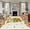 Brown Beige, variant on Turquoise Marble Round Rugs 3.3ft, Abstract Modern Art Marble Crack Non Slip Washable Rug Runner, Low Pile Indoor Floor Carpet Mat Bathroom Rugs for Living Room, Bedroom, Kids Room
