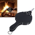 thumbnail image 3 of Wooden Fireplace Blower, Fireplace Wood Bellows Hand Made Ergonomic Design  for Barbecue, 3 of 8