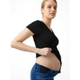 thumbnail image 5 of Ingrid & Isabel For Every Belly Maternity Fitted V-Neck Tee, Sizes S-XXL, 5 of 8