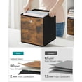 thumbnail image 5 of NTGFU 6 Storage Cubes, Cube Storage Bins with Handles, Closet Organizers for Shelves, 13x13x13 Inches, Fit Cube Storage Unit for Bedroom Living Room, Rustic Brown, 5 of 6