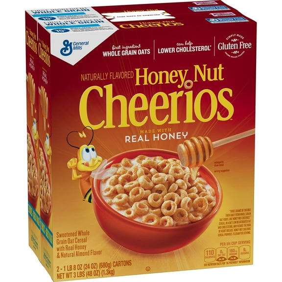 Honey Nut Cheerio Gluten-Free Cereal (24 oz., 2 pk.)
