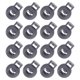 thumbnail image 1 of Uxcell 50Pcs 8mm Bloques de Cuerda de Plástico de Un Solo Orificio, Tapón de Resorte, Gris, 1 of 7