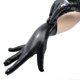 thumbnail image 4 of Black Friday Women Short Leather Gloves Punk Dressing Up Props Handwear compatible Party, 4 of 5