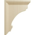 thumbnail image 3 of Ekena Millwork 2 1/2"W x 6"D x 8"H Medium Thompson Wood Bracket, Rubberwood (4-Pack), 3 of 4