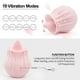 thumbnail image 2 of Masajeador portátil con forma de rosa y 10 modos, ideal para el hogar y la salud, ideal para mujeres., 2 of 6