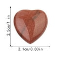 thumbnail image 3 of JHGoosa Crystal Natural Heart Shaped Polished Heart Shaped Gem Rose Quartz Amethyst All Kinds Of Healing Crystal Palm Love Gem Set Bulk Energy Balance Meditation 25mm, 3 of 5