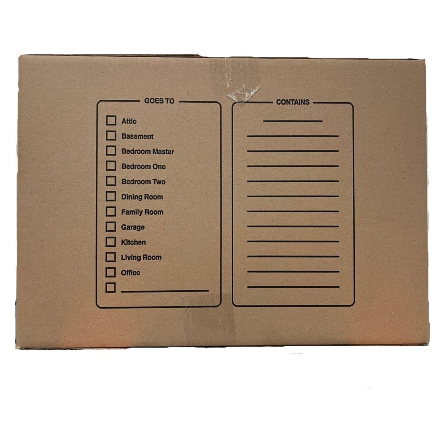 10 - Pack X-Large Cardboard Moving Boxes 23x23x16 32 ECT With Handles