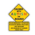 thumbnail image 1 of Tarjeta de recordatorio de seguridad Wmkox8yii autismo calcomanía de paso de seguridad para Camión, 1 of 1