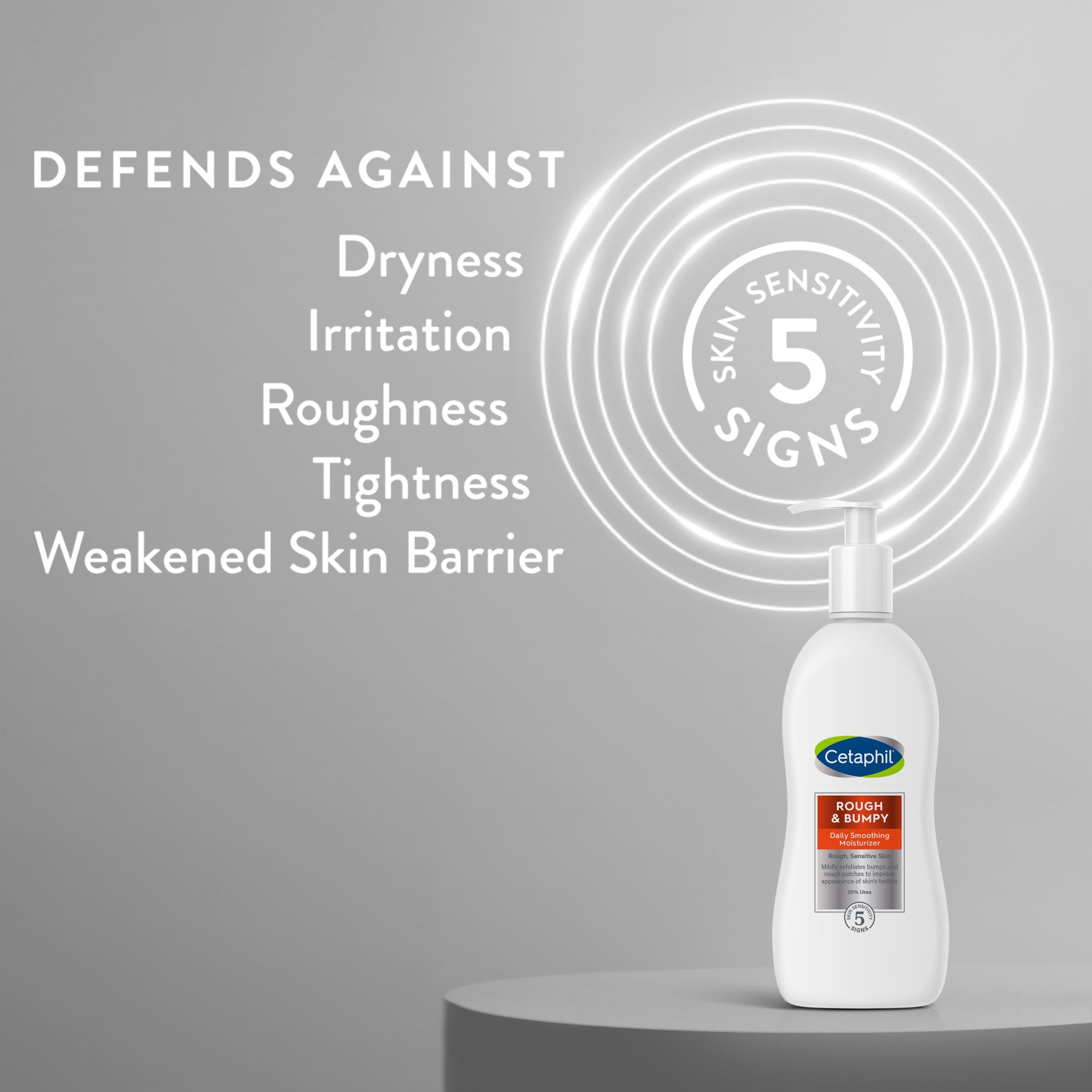 Cetaphil Rough & Bumpy Skin Daily Smoothing Moisturizer, 10 oz, Fragrance Free