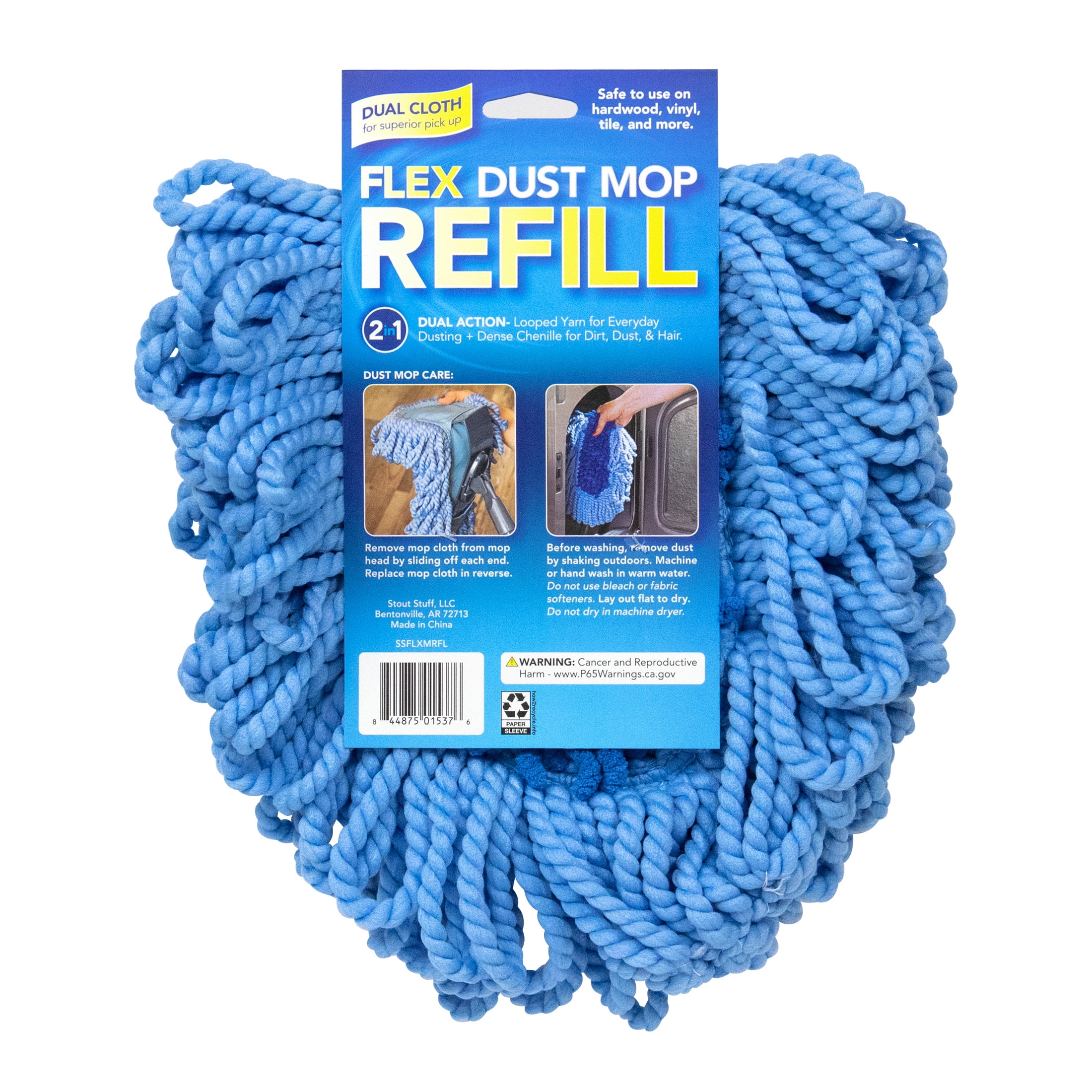 Stout Stuff Microfiber Chenille Flex Dust Mop Refill