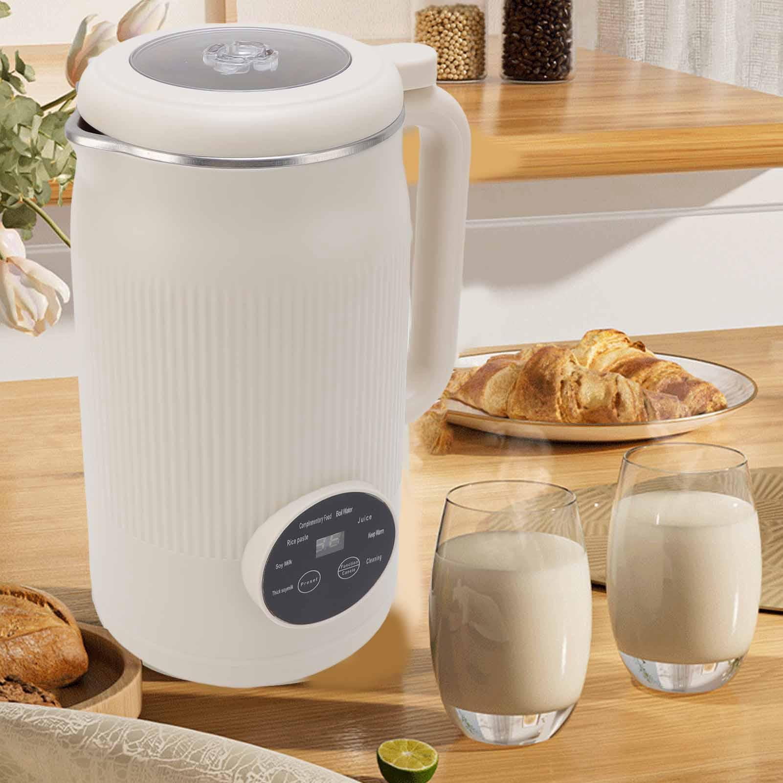 Suodoka 1200ml Soy Milk & Juice Blender – Anti‑Stick Bottom, Low‑Noise, Self‑Cleaning, Timer & Keep‑Warm, Multi‑Use for Non‑Dairy Drinks