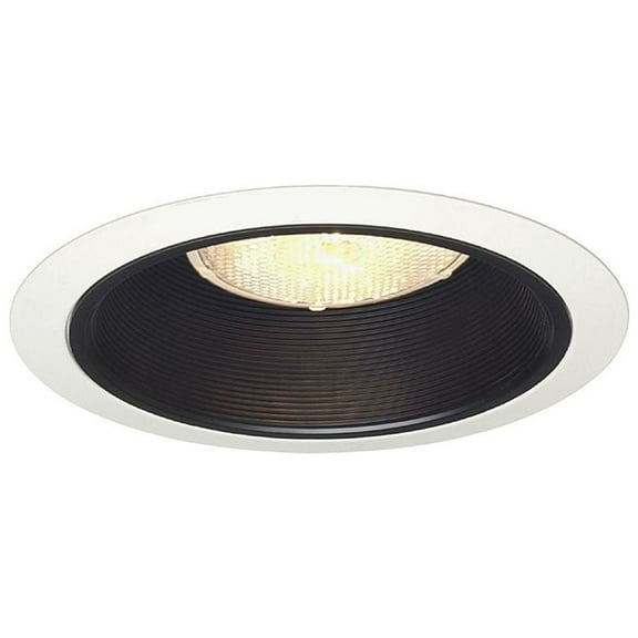 Juno 6" Line Voltage Blanc Black Baffle Recessed Light Trim