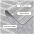 thumbnail image 6 of MICGEEK 6'x9' Washable Area Rugs for Living Room, Washable Non-slip Soft Indoor Modern Boho Rug for Bedroom Dining Room Office Home Decor Carpet,Gray, 6 of 6