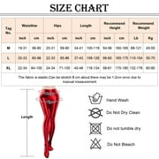 Glossy Opaque Pantyhose for Women High Waist Oil Shiny Tights Stockings Yoga Pants Training Women Sports Fitness Footed Leggings Sexy Streetwear Trousers