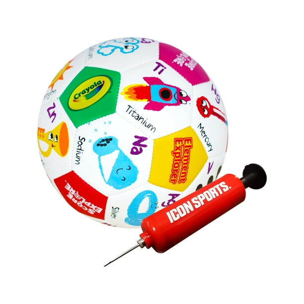 Balón de fútbol oficial Crayola - Unisex niños - CRAY92BL Element Talla 3
