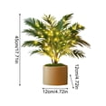 thumbnail image 3 of The Palm Paradise Lamp – Realistic Flickering Artificial Tree Light with Warm Ambient Glow, Perfect for Living Rooms, Bedrooms & Gifts, 3 of 6
