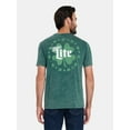 thumbnail image 3 of Miller Lite Men's and Big Men's St. Patrick's Day Front Back Graphic Tee, Sizes XS-5XL, 3 of 5