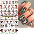 thumbnail image 2 of Nueva pegatina navideña para uñas con dibujos animados de Disney Mickey Mouse, bonita decoración para uñas con diseño de Minnie Mouse, pegatina de copo de nieve del Pato Donald para uñas, 2 of 4