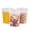 32 oz.- 24, variant on [32 Oz. -24 Sets ] Plastic Deli Food Storsoup Togo Containers With Airtight Lidsr Disposable Takeout Quart Container Freezer Safe | Meal Prep Stackable Leakproofmicrowavable