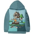 thumbnail image 3 of Minecraft Fleece Sweatshirt Hoodie and Jogger Pants Set (Boys, Kids Sizes 4-8), 2-Piece, 3 of 6