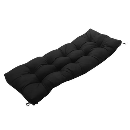 LITINKIMI Bench Cushion Black 1Pcs 51.2X19.7X3.1In