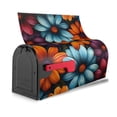 thumbnail image 3 of Yiaed Colorful Blooming Flowers Print Mailbox Covers, Magnetic Mailbox Cover, Mail Box Covers for Garden Outdoor Decor Box Covers-21x18 in, 3 of 8