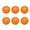 Orange, variant on Primegos 6Pcs Mini Sports Stress Ball Anxiety Relief Small Foam Football Baseball Basketball Tennis Soccer Kids Elastic Ball Fidget Sensory Toy