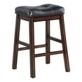 thumbnail image 1 of Coaster Donald Wood Counter Height Stools Cappuccino and Black, 1 of 9