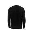thumbnail image 5 of Men’s Button up Knit Cardigan Casual Long Sleeve V Neck Solid Color Sweater Knitted Outwear, Poly, 5 of 6