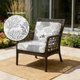 thumbnail image 2 of Outdoor Patio Cushion Covers 4 Pack Gray Starfish Shell Patio Chair Cushion Covers with Ties and Zipper Ocean Coral Waterproof Outdoor Seat Cushion Covers for Patio Furniture 22"x22", 2 of 6
