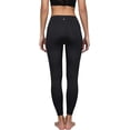 thumbnail image 5 of Yogalicious Lux Women's High Rise, Ankle Length Yoga Pants with Side Pockets (Black, XS), 5 of 6
